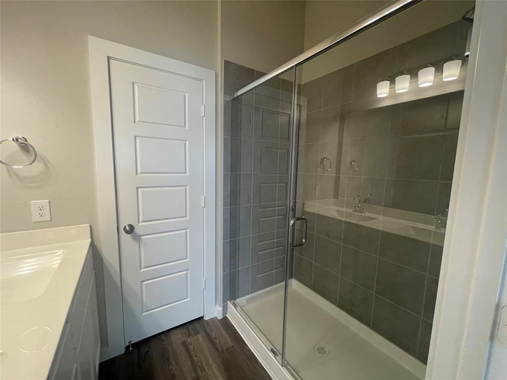 Primary Bathroom has Standing Shower with Bench.