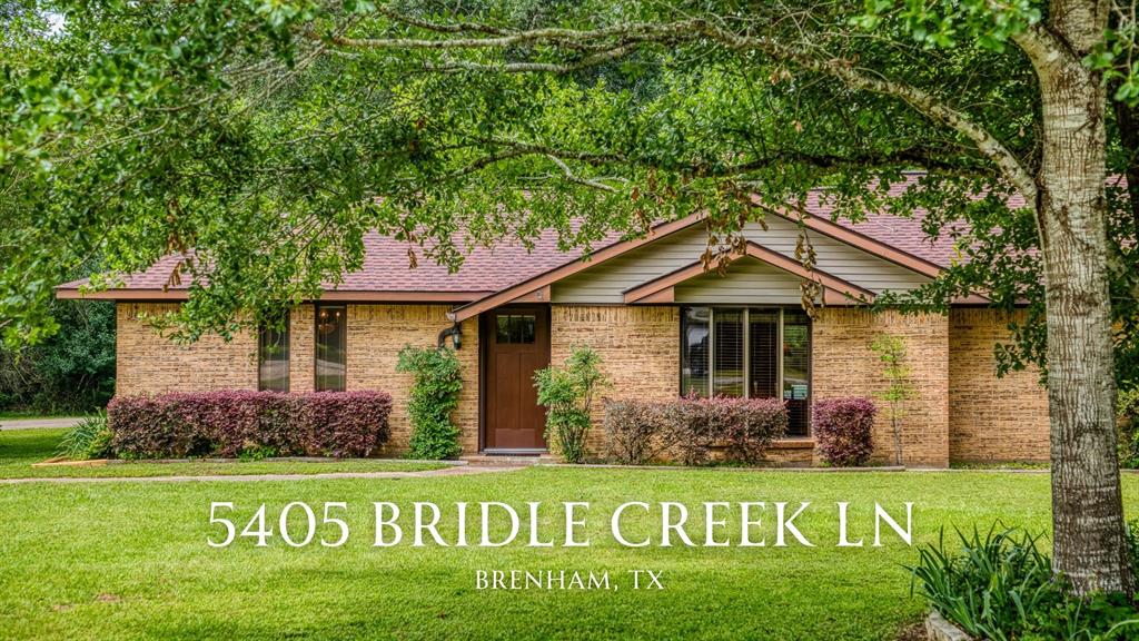 5405 Bridle Creek Lane Brenham, Texas This immaculately maintained 3/2 home on 4.5 acres is a true gem. The main home, guest house and barn received new roofs in Feb 2025, and the HVAC system has been faithfully serviced 2x annually. A 400-amp electrical service covers the entire property and a water softener plus whole-house filtration system ensures high-quality water throughout. There are 2 septic systems / 4 tanks—all pumped in 2025. The land is just as well maintained: fresh mowing, well-kept fencing on 3 sides, and a charming bridge crossing a wet-weather creek. The 50’x36’ barn has an insulated storage room, and 16’x14’ roll-up doors. Inside the main home, you’ll find an oversized living room, formal dining, and bright eat-in kitchen. Large windows bring in natural light. The guest house features a 1/2 bath, window unit, and garage- ideal for an in-law suite, home office, gym, or for guests. If you’re looking for a move-in ready home that has been cared for with the highest standards, this one delivers in every way.