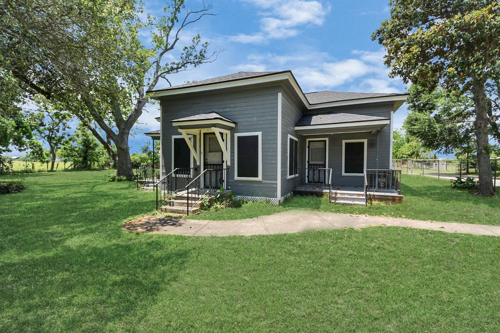 309 S Austin Road Eagle Lake, Texas This 3-bedroom, 1.5-bath home sits on 2.5 acres just outside the city limits. It’s about 1,500 square feet and has had some solid updates, including a NEW HVAC system in 2024 and a NEW ROOF in January 2025. The property is fully fenced, with barbed wire around the back acreage. It’s on a pier and beam foundation, with all NEW FLOOR JOISTS and SUBFLOORING replaced professionally in 2020, along with all new gas piping replaced for home safety. You’re on city water with a septic system, but city sewer is also available. There’s a water well on the property too, and room for an additional MOBILE HOME or RV (concrete pad and 30amp connection ready). Come check out this MOVE-IN READY home- waiting to be loved just as much as the current owners do.