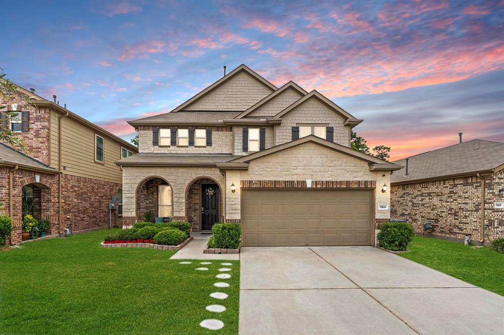 1164 Clonmore Court Conroe, Texas Nestled in the beautiful subdivision of Cayden Creek, this stunning 4-bedroom, 2.5-bath home is a true gem. From the moment you arrive, the impeccable curb appeal showcases the pride and care of its owners. Step inside and bask in the abundant natural light that pours into the open floor plan. The spacious kitchen is a chef’s dream, featuring double ovens, ample cabinet space, and elegant under-counter lighting on the island. Upstairs, the oversized rooms provide comfort and flexibility, with a fantastic game room ready for fun and relaxation. The large primary Bedroom is a true retreat, boasting a massive walk-in closet and a luxurious bathroom. Outside, the covered patio sets the stage for grilling, entertaining, or simply unwinding in the fresh air. Practicality meets efficiency with a full home water filtration system, a whole-house generator, and low electricity costs thanks to the fully paid-off solar panels. Don’t miss your chance to call this exceptional property HOME!