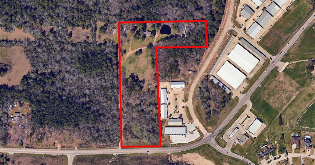 Motivated seller! Great Investment opportunity for this 9.7 acres located minutes from Historic Downtown Montgomery. This versatile L-shaped property features front property being in City Limits with back property being unrestricted. This property could be used for rental income, build additional homes, the possibilities are endless. The back property does have 2 mobile homes, 2 water wells, 2 septic systems a small pond and outbuildings. The property consists of a 4.545-acre tract and a 5.155 tract totaling 9.7 acres. Room sizes are apx, buyer or buyer agent to verify.