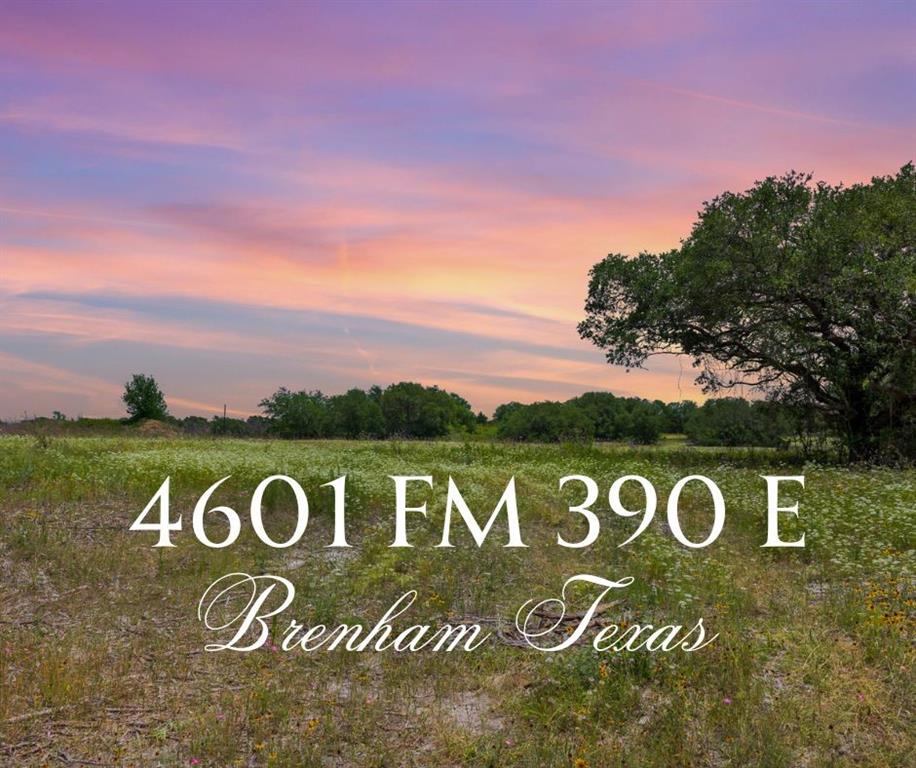 4601 FM 390 Brenham, Texas Situated at the gateway of the Texas Hill Country in coveted northern Washington County on FM 390, this 17.78 acre property is available for the first time in over a century. To be surveyed out of the original 37.78 acres. This property features a seasonal creek, a perfect blend of scattered trees, pastures, and wooded areas with trails for enjoying your ATV, hunting, wildlife watching, hiking, and more. All you need to do is decide where to build your home. Just 10 miles to Brenham, 28 miles to College Station & under 2 hrs from Austin/Houston. Seller to retain all mineral rights and waive surface rights. Ag exemption has been applied for. A rare gem surrounded by Texas history and charm, make an appointment to see this before it’s gone!