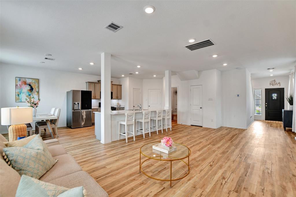 Another view of the open living area
