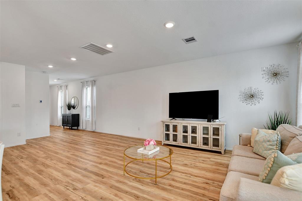 Recessed lighting throughout the downstairs