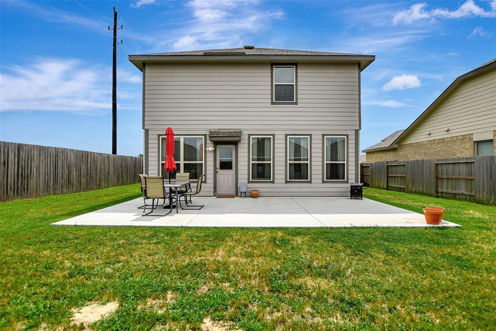 Expansive patio space perfect for outdoor living