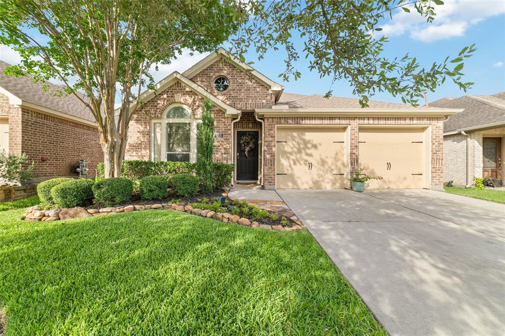1318 Kallie Hills Lane Spring, Texas Charming one story updated home in the heart of Spring Trails. You will fall in love with the high ceilings and open concept of this 4 bedroom, 2 bathroom home. Natural light flows through. Large office at the front of the home with French doors. Welcoming kitchen includes white cabinets with cabinet pulls, stainless steel appliances, updated backsplash, walk in pantry and breakfast bar. Kitchen is open to the dining and living space making it perfect for entertaining. Neutral paint colors throughout, carpets recently replaced, custom millwork, and updated lighting. Cute covered backyard patio and mature landscaping gives a peaceful feel. Spring Trails amenities include: olympic size pool, parks, sports courts, walking trails, access to Spring Creek Greenway, community center, and active community events. Easy access to 99, Hardy, 45, and 59. Elementary school in the neighborhood. CISD. No Flooding.