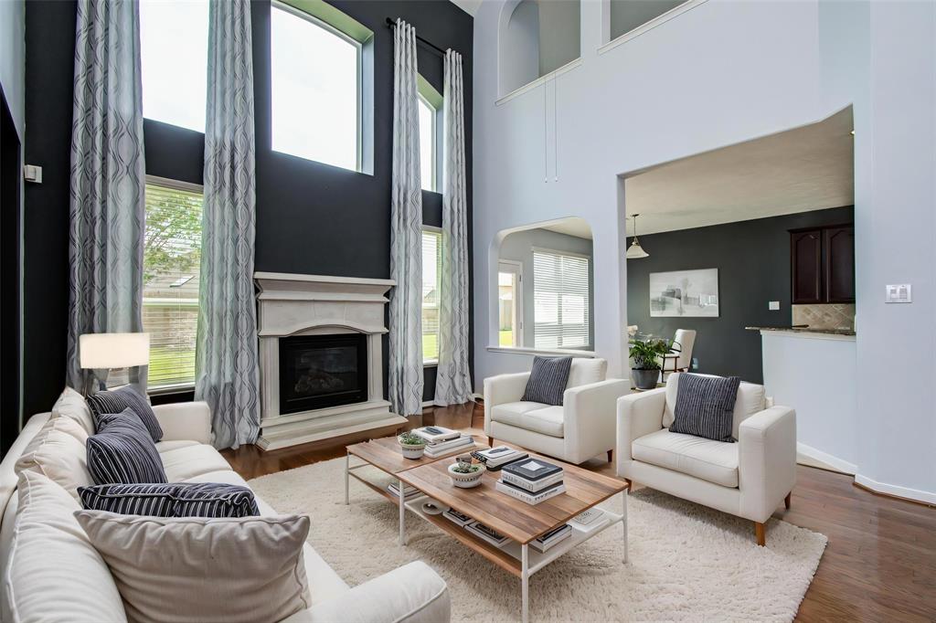Gorgeous high ceiling living area