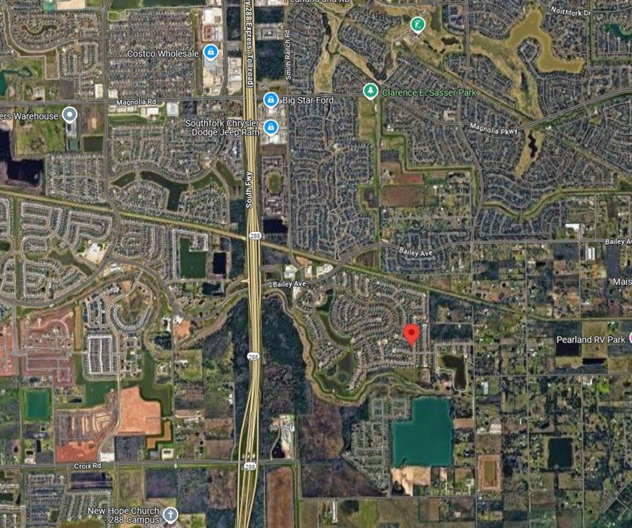Community is located off Highway 288