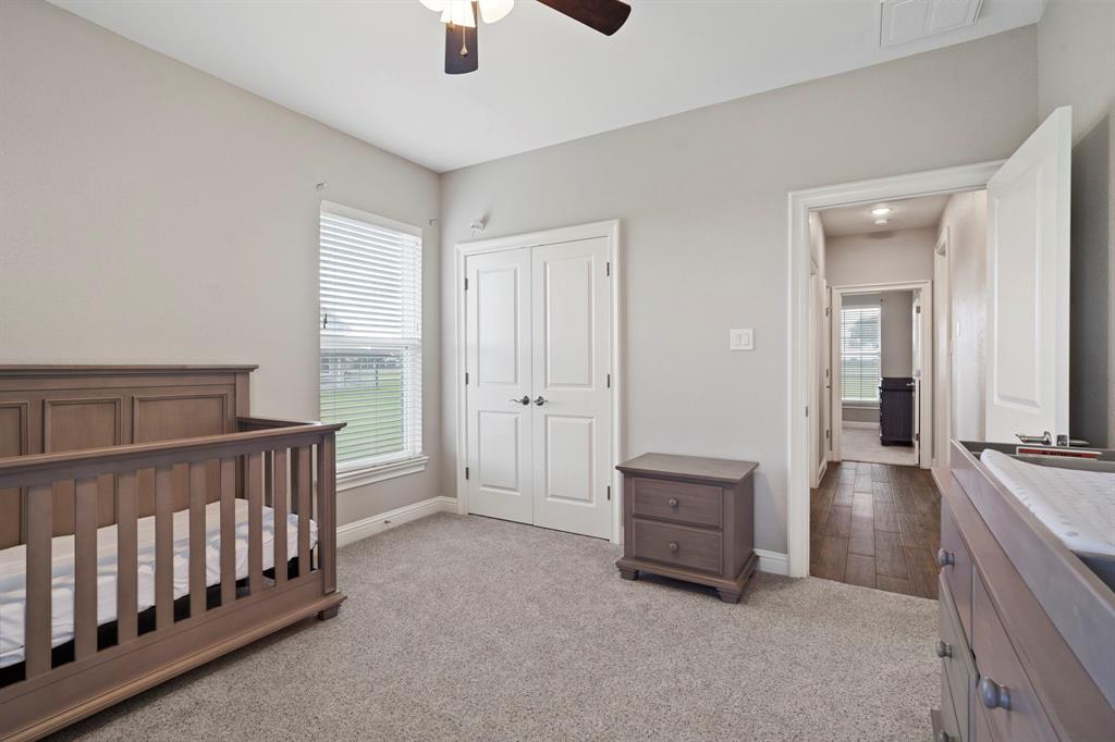 Second bedroom. All bedrooms are generously sized and feature large closets.