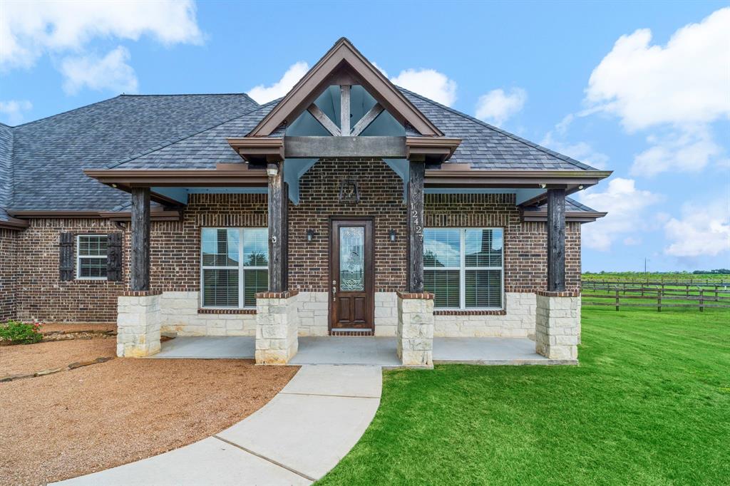 Expansive covered front and back porches plus covered pavilion are ideal for large scale entertaining. The interior of this home is absolutely stunning. Soaring ceilings, would look tile, granite and so much more. Whole home water filtration and water softener system. See attached feature sheet for all upgrades.