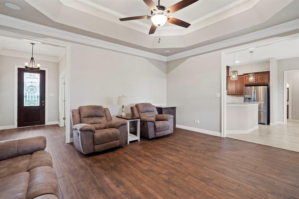 The spacious great room provides the perfect place for your family to spend time together! You will love the open concept floor plan that allows for seamless interaction between family and guests in the integrated kitchen, dining, and living areas that flow into each other.