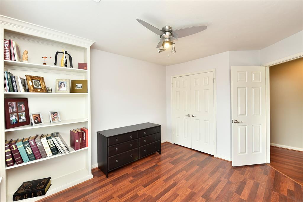 One of the bedrooms upstairs