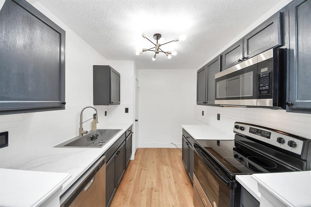 Updated and vibrant kitchen