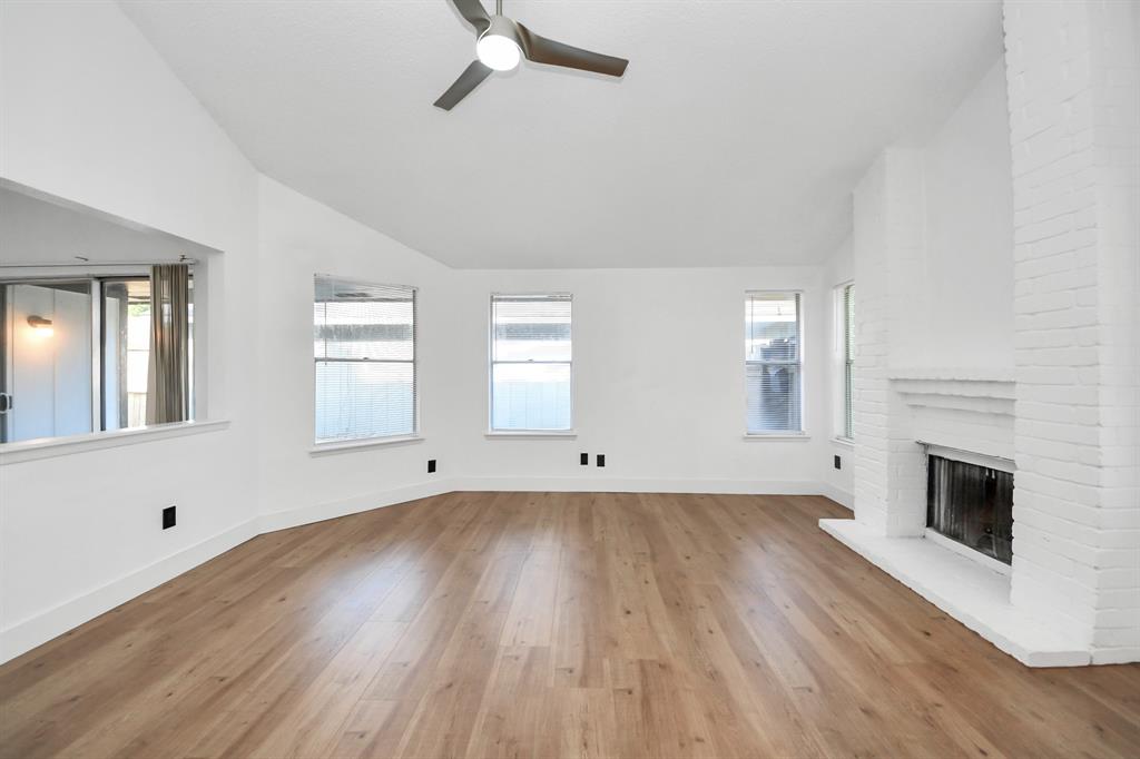 Living room offers and abundance of natural light.